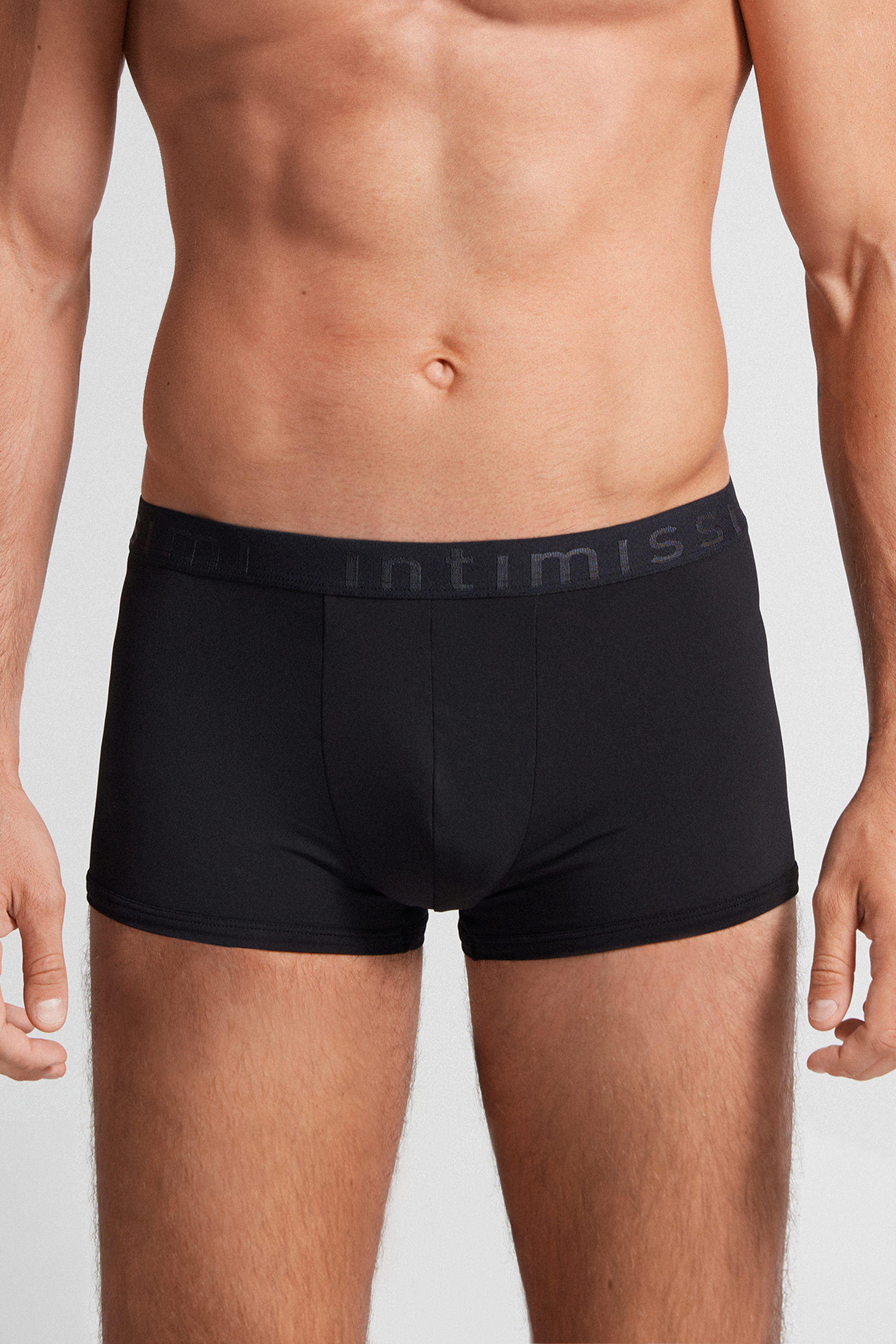 Cuecas boxer de microfibra com logotipo