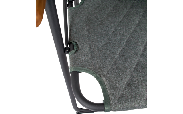Bo-Camp Jefferson XL Industrial Klappstuhl mit Bambus-Armlehnen