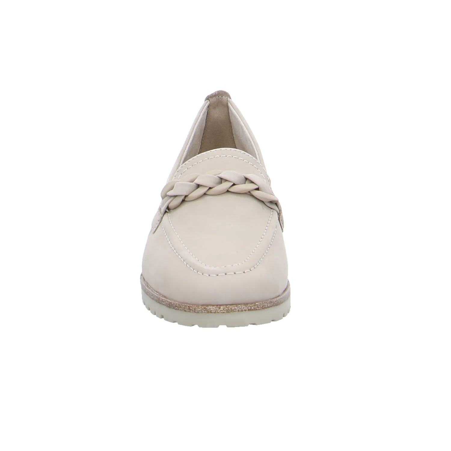 TAMARIS Slipper Taupe Leder