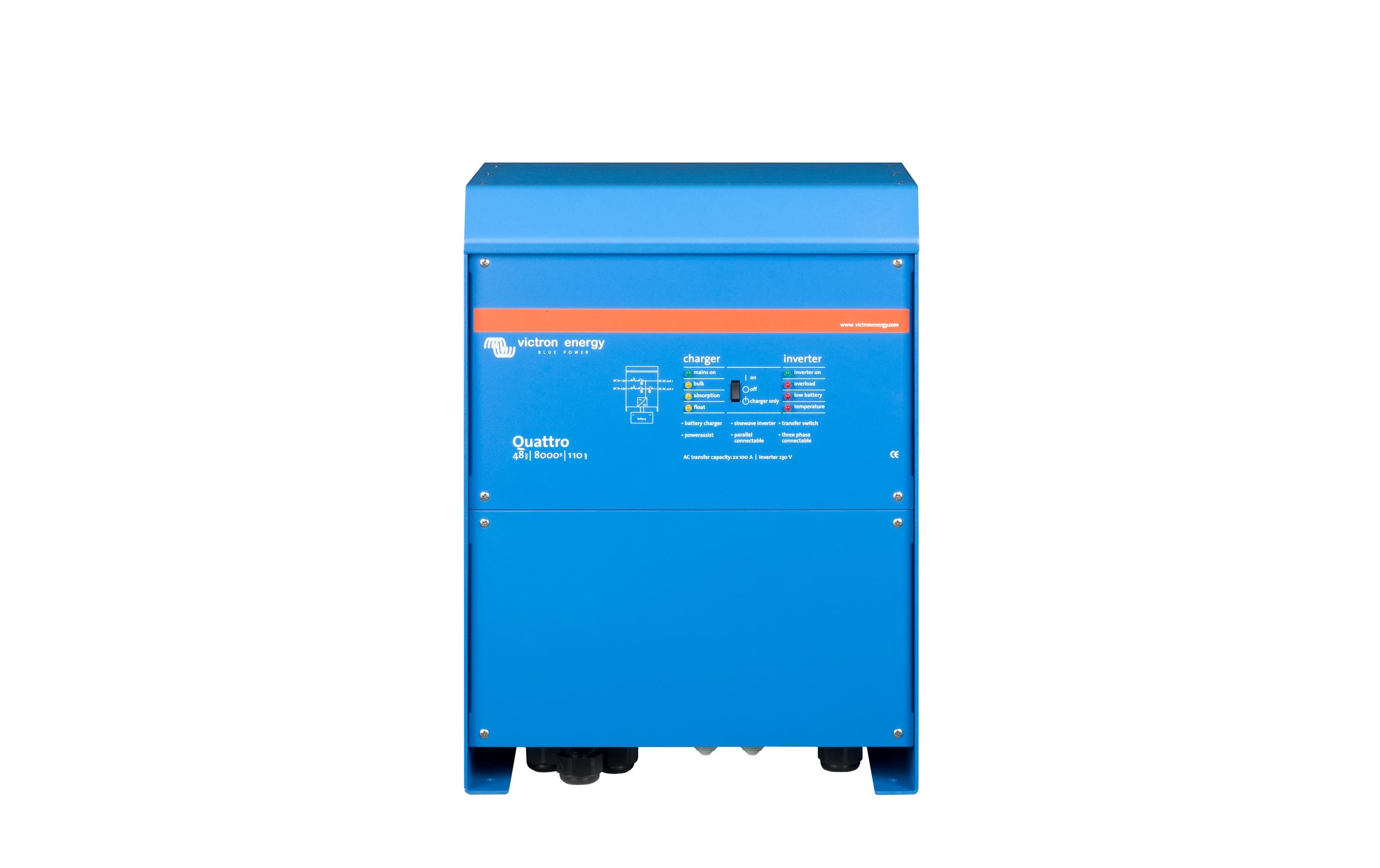Wechselrichter Energy Inverter Quattro 48/8000/110-100/100<br>Wechselrichter mit 94% Wirkungsgrad
