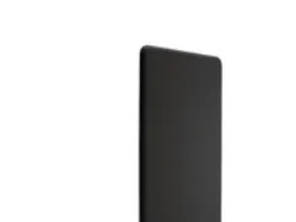 Skærmvæg, Abstracta Softline, 150 x 80 x 5 cm, gulv, sort