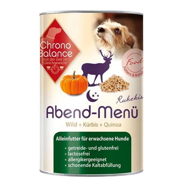 ChronoBalance Abend Menü Wild mit Kürbis und Quinoa