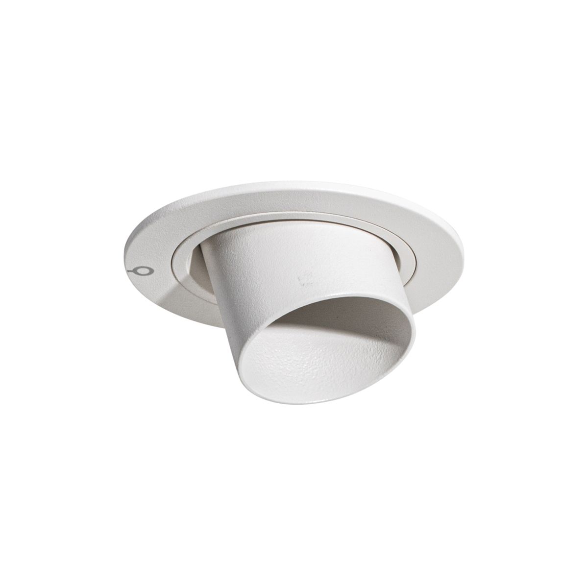Set van 6 inbouwspots wit GU10 35mm rond kantelbaar - Installa
