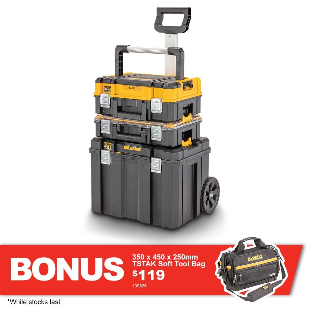 Kit de ferramentas 3 em 1 DEWALT TSTAKII DWST83411-1