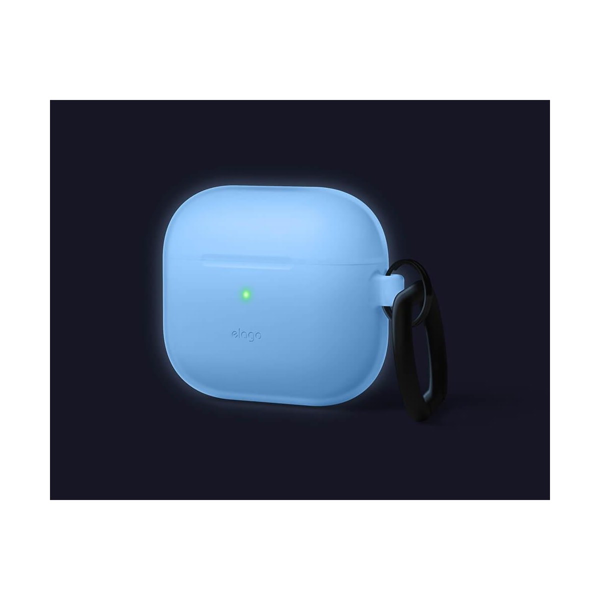 ELAGO AirPod 3 Hang Silicon Case Nightglow Blue