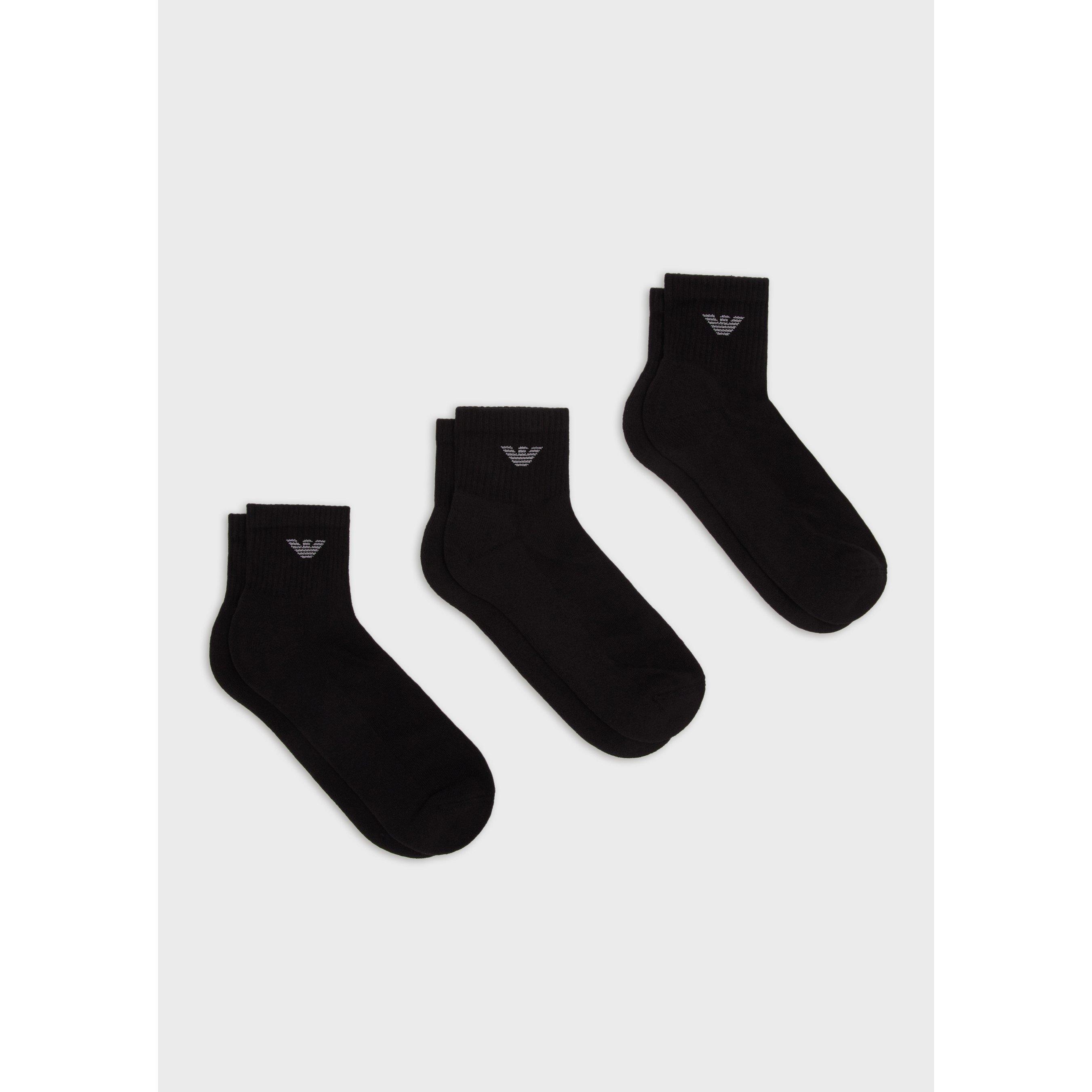 Emporio Armani 3 Pack Short Ankle Socks