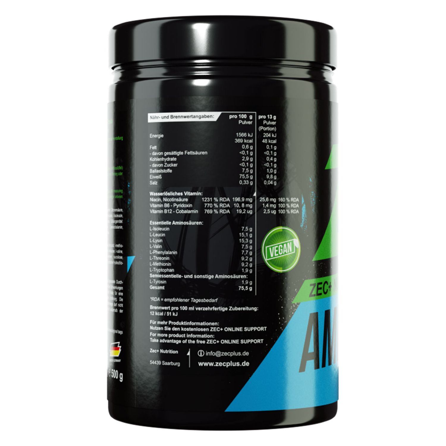 ZEC+ AMINO EAA Aminosäure Pulver Eisbonbon