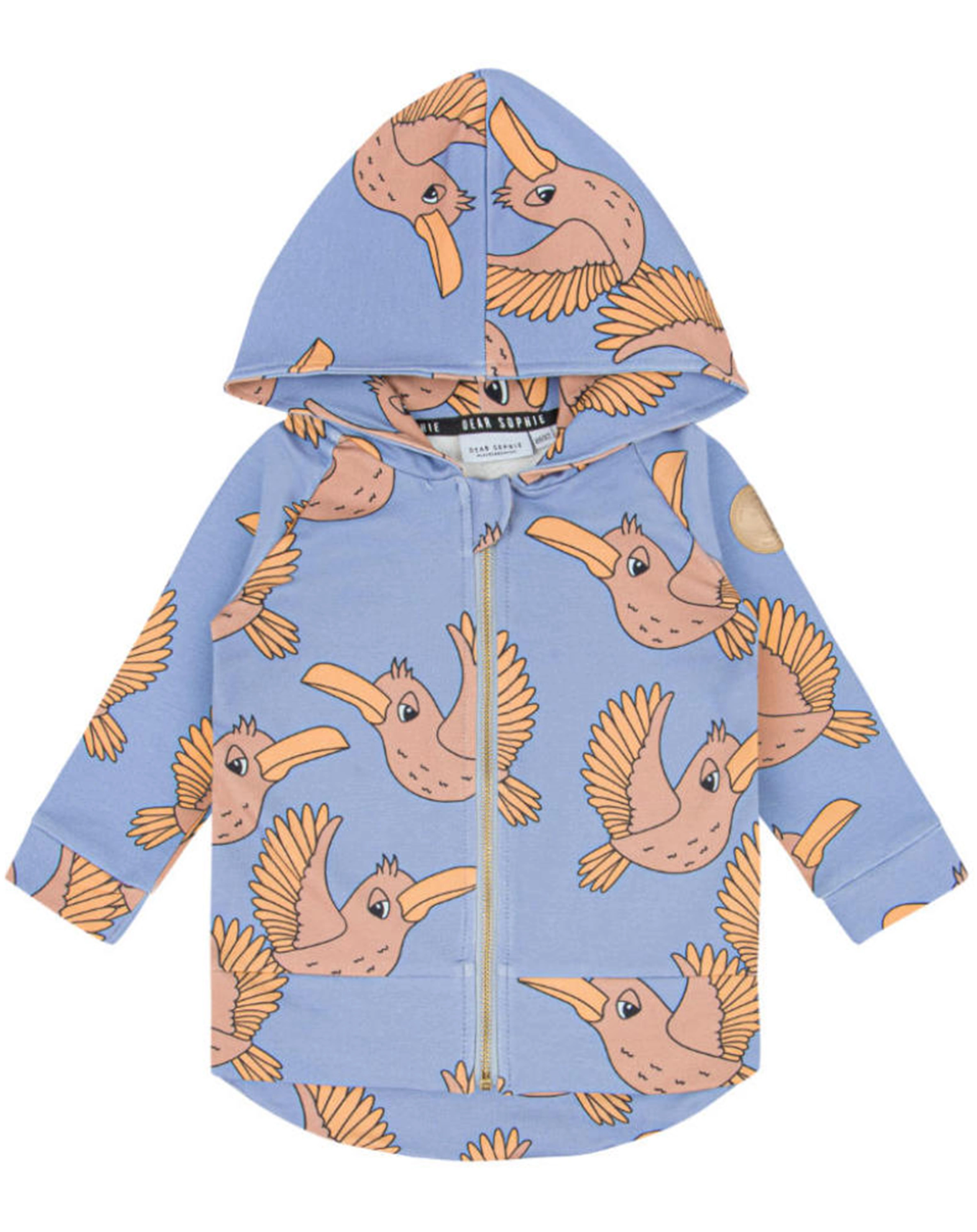 Kapuzen-Sweatjacke BIRDIE in blue