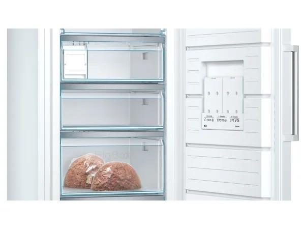 Bosch Serie | 6 GSN54AWCV - Fryser - stående - bredde: 70 cm - dybde: 78 cm - højde: 176 cm - 328 liter - Klasse C - hvid