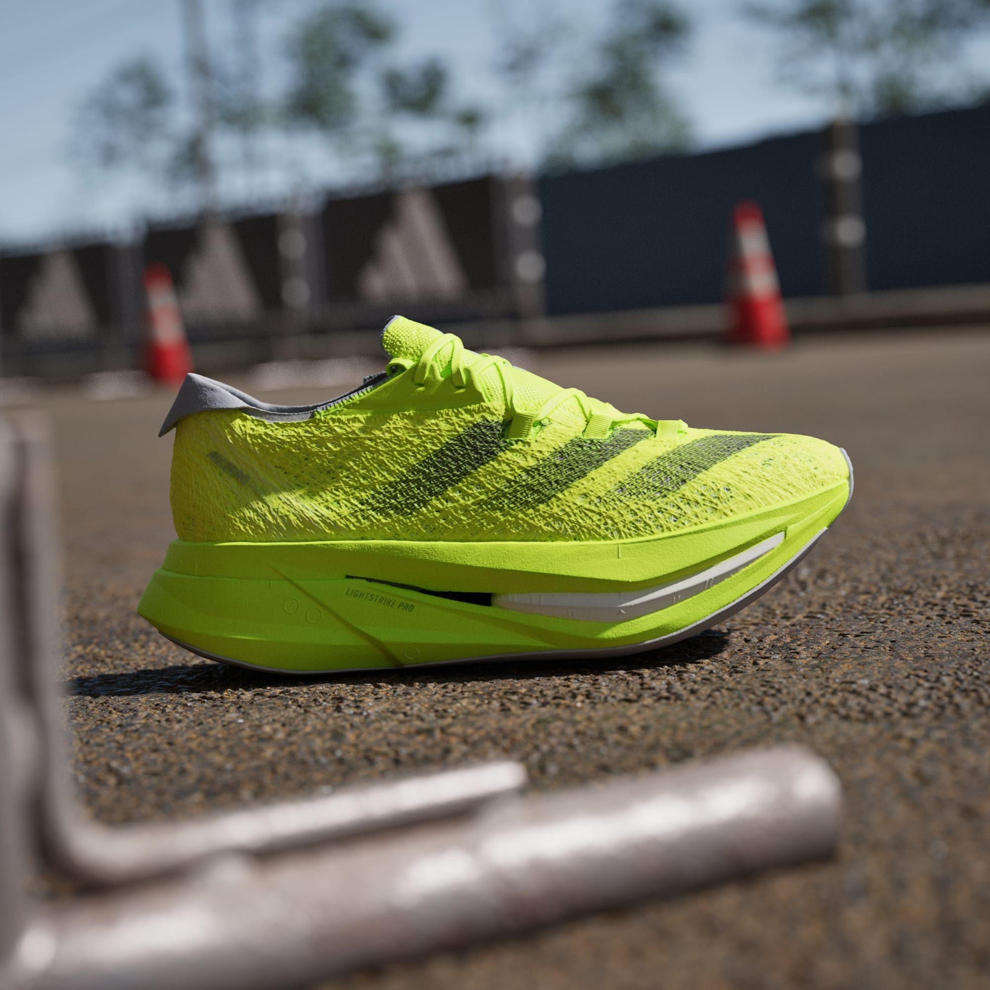 Adizero Prime X 2.0 Strung Unisex Lucid Lemon/Core Black/Hail Silver