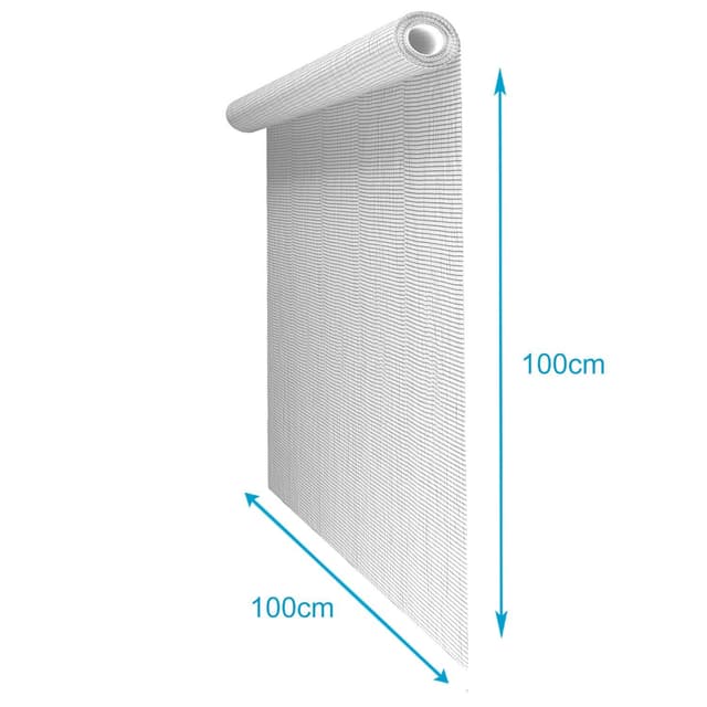 Fluenet Insektnet Vinduesdør Glasfiber 100 cm (hvid)