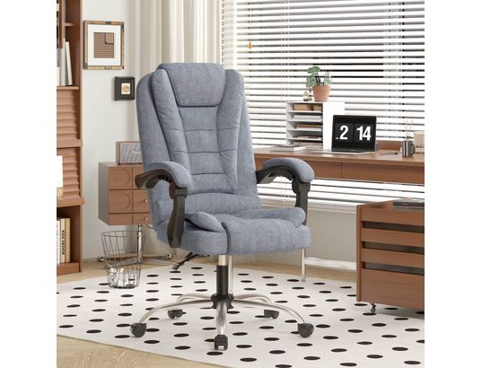 RATTANTREE - Fauteuil de bureau inclinable gris