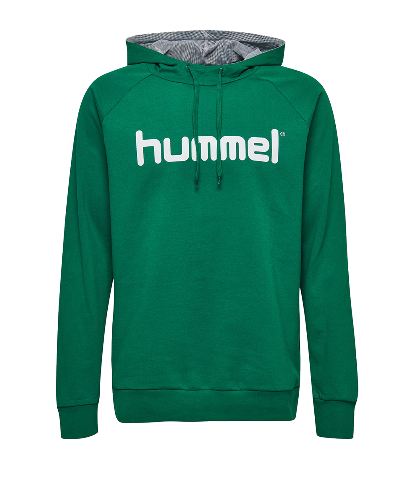 Hummel Cotton Logo Hoody Kids Grün F6140