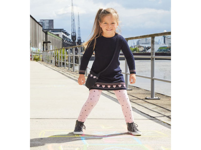 Gebreide jurk voor peutermeisjes