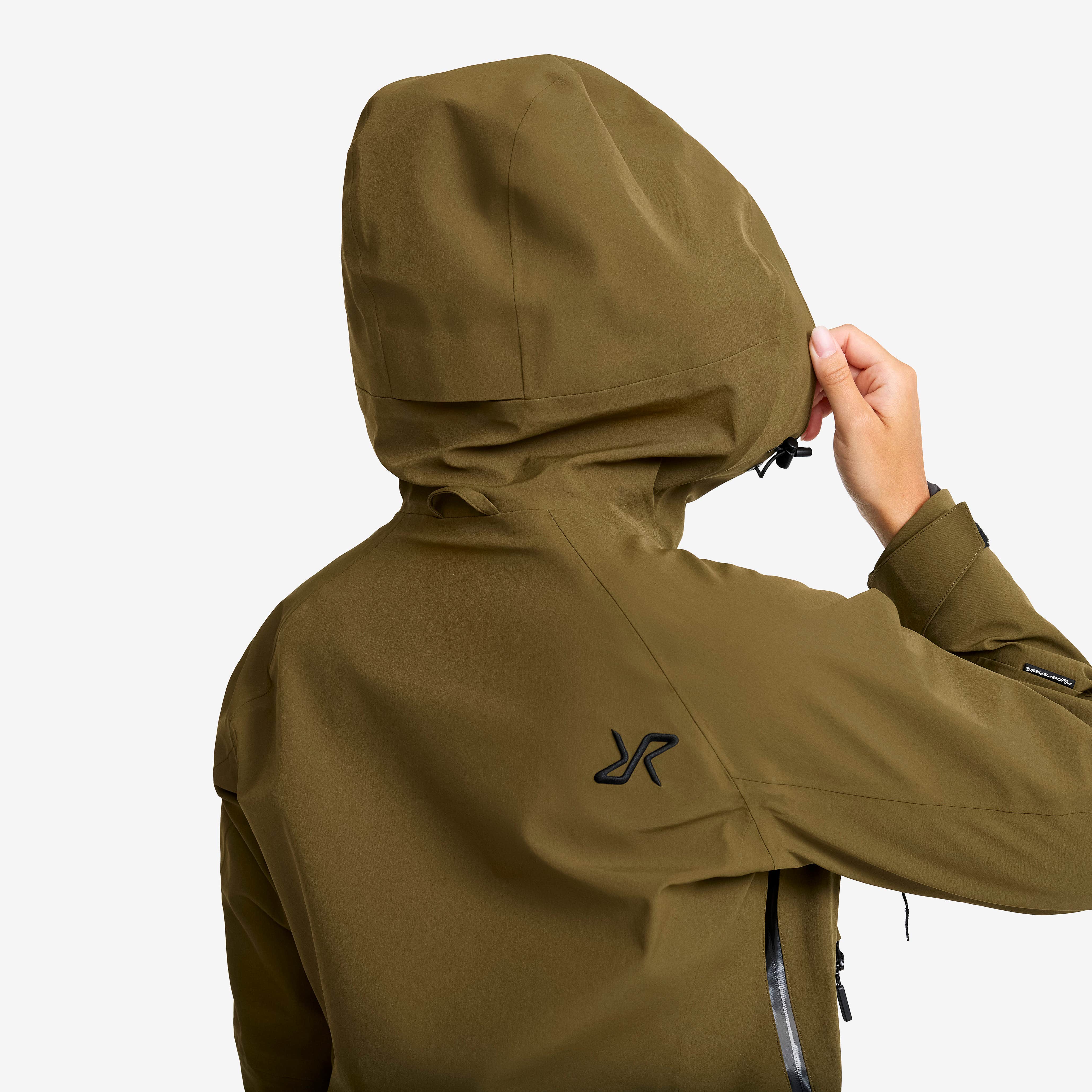 Cyclone 3L Shell Jacket Dame Dark Olive
