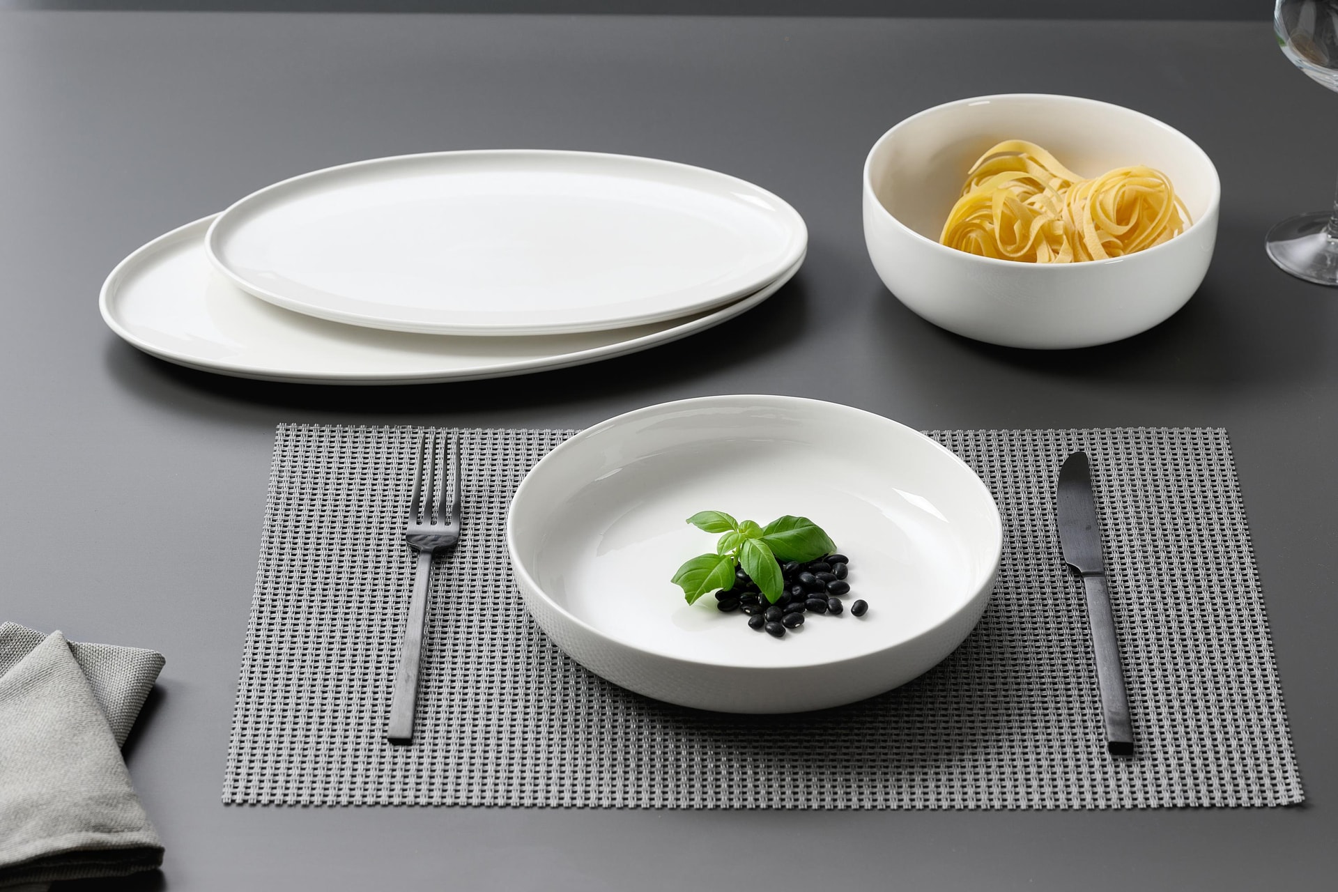 Ritzenhoff & Breker Servierplatte SKAGEN Porzellan weiß