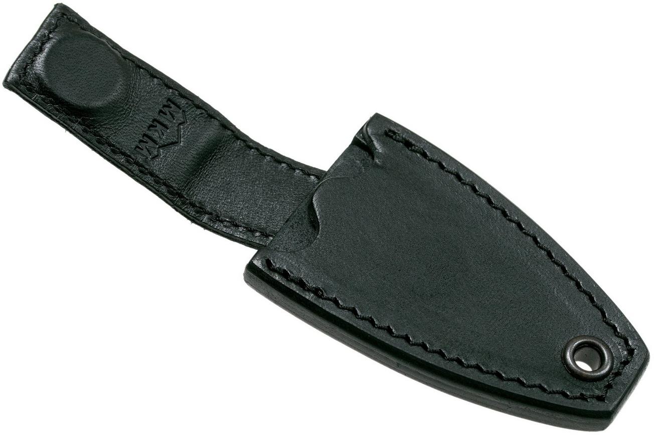 MKM Mikro 1 Drop, Stonewashed Natural Canvas Micarta nekmes, Jesper Voxnaes design