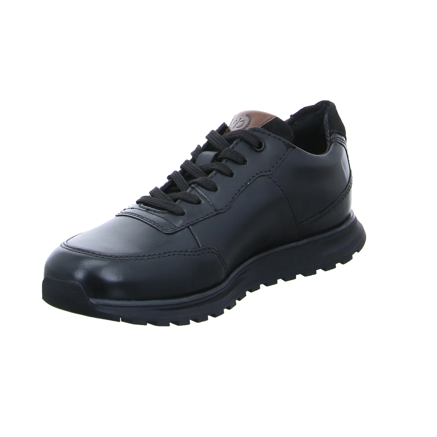 BUGATTI SHOES Halbschuhe Sneaker Schwarz Leder