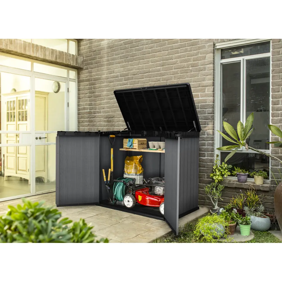 Keter Store It Out Darwin Opbergbox - 1100L - 135x81x118 cm - Grijs
