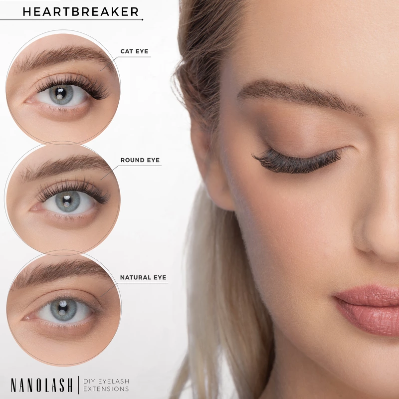 Nanolash DIY Eyelash Extensions Starter Kit - Heartbreaker