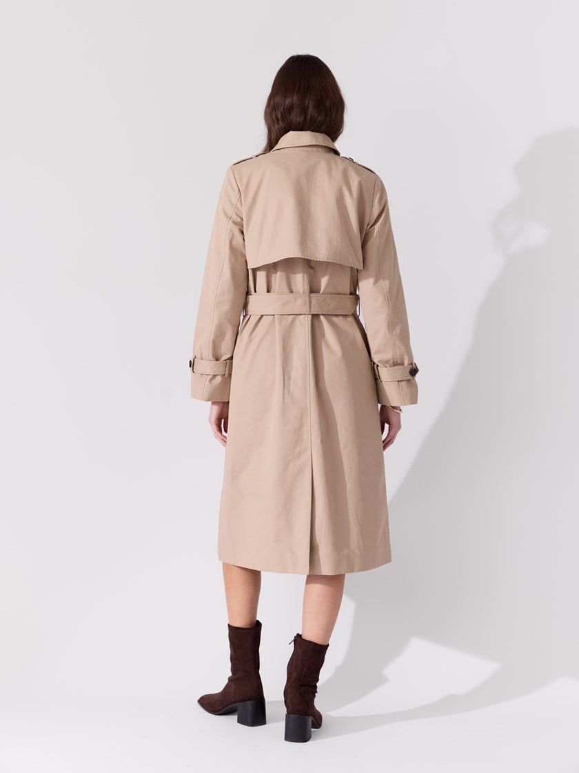 Mila trenchcoat Cobblestone
