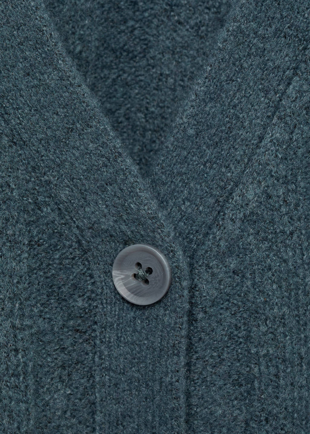 Mango Kids vest donkerblauw fijn gebreid