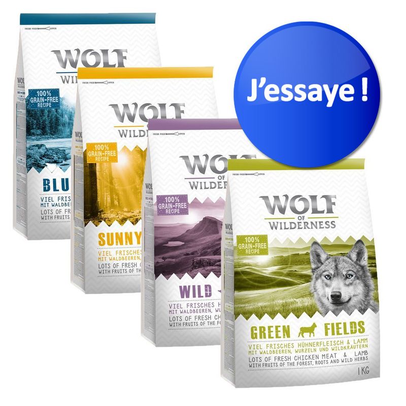 Offre d'essai mixte Wolf of Wilderness Adult