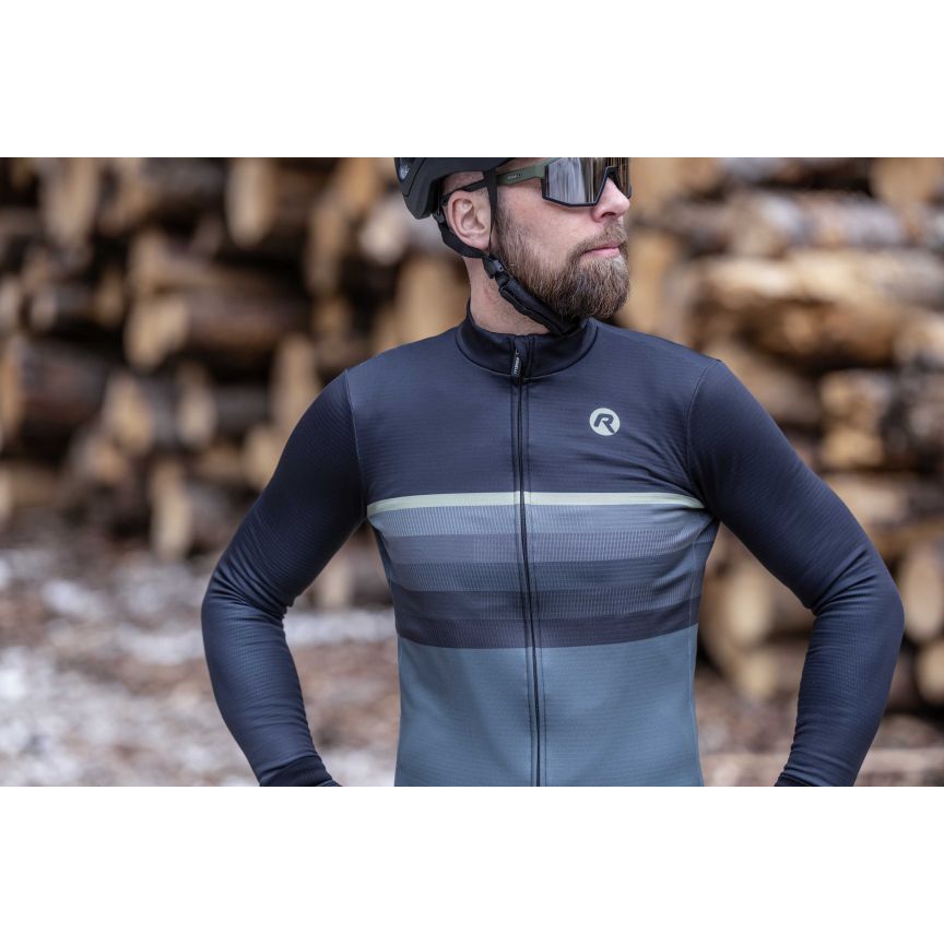 Rogelli Hero II Cykeljakke, Sort/grøn