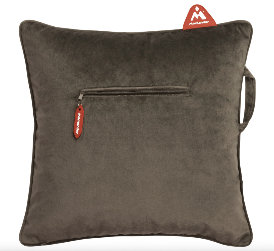 (45x45cm) Kabelloses Wärmekissen Home Deko Heat Pads Heizkissen (HP-VE-BR) - Velvet Brown