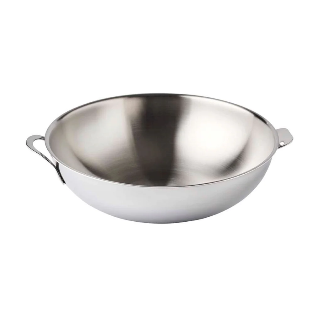 O'wok gourmet inox-poignee bois-grille Mastrad