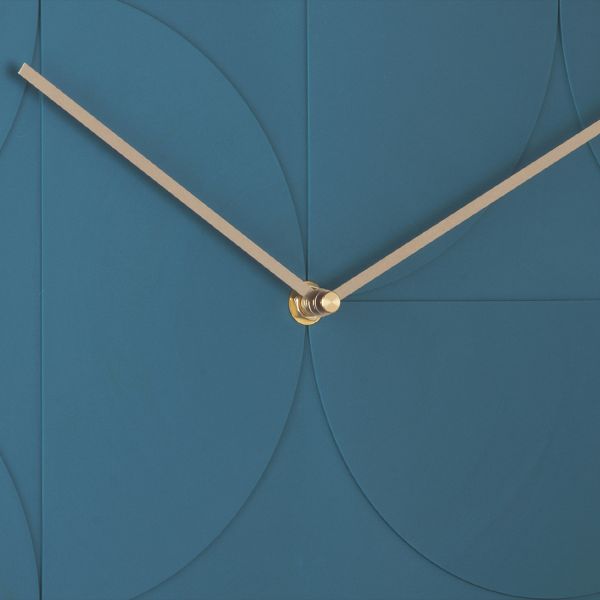 Karlsson Echelon Circular Wandklok - Donker Blauw