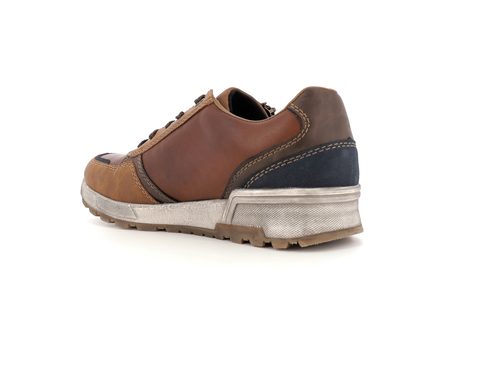 Rieker-15130 Cuir Marron Clair