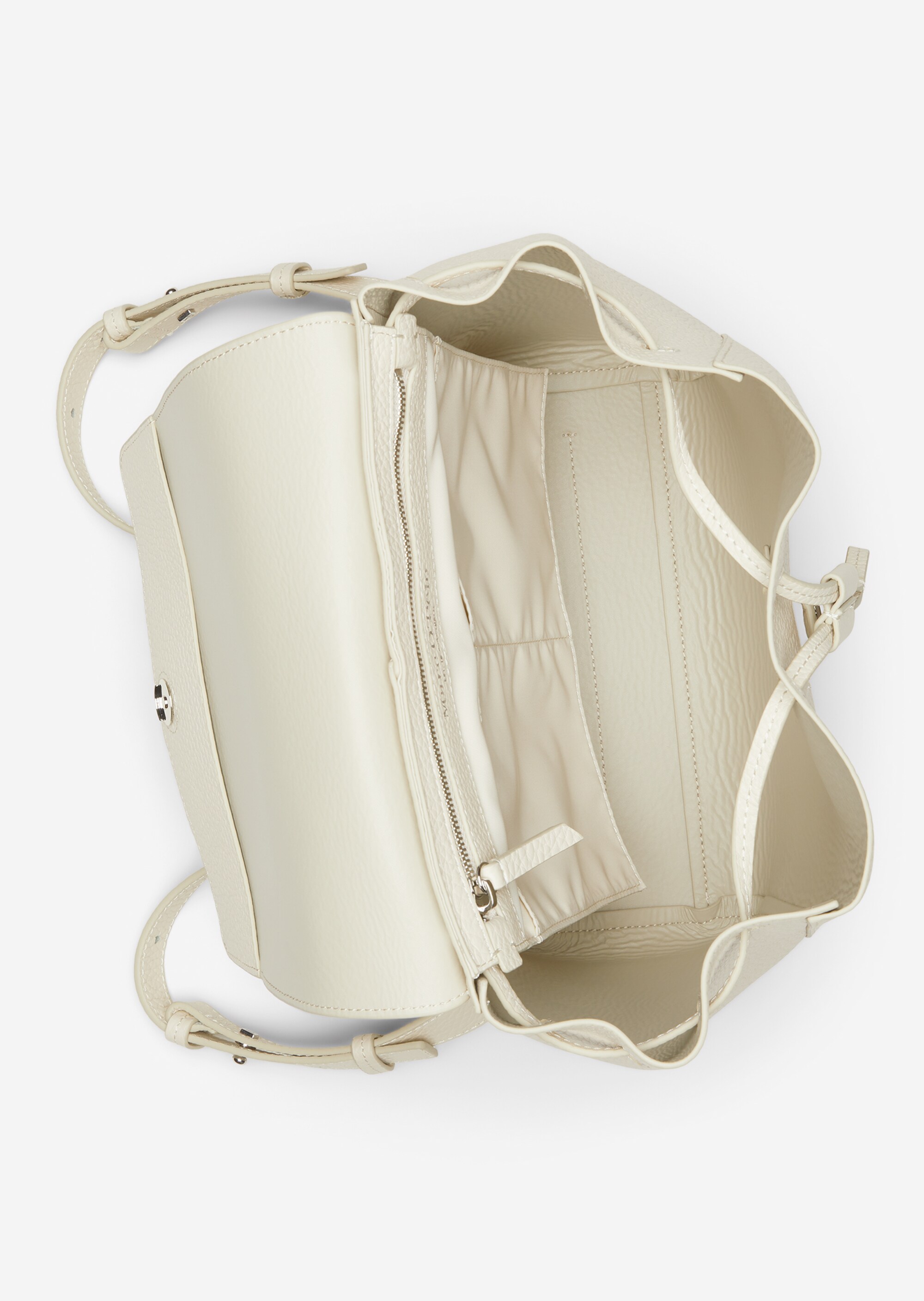 Rucksack aus genarbtem Rindleder
