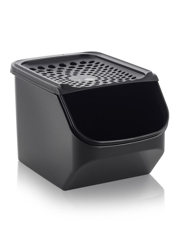 Zwiebeln länger frisch halten mit der BPA-freien, belüfteten und stapelbaren Tupperware ZwiebelBox.