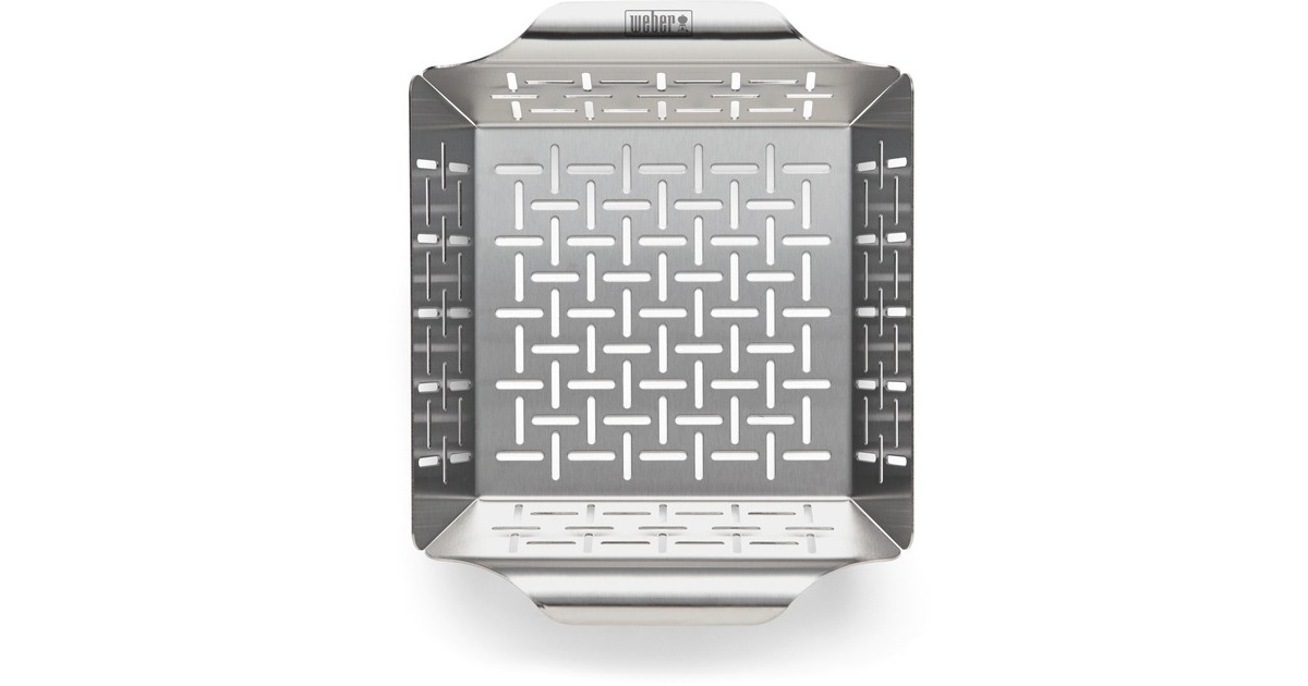 WeberDeluxe Grillkorf groentekorf  (Roestvrij staal)