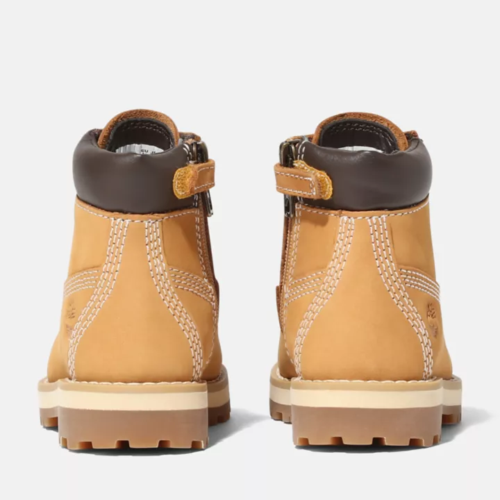 Bottine 6-Inch Courma Kid à zip latéral pour tout-petit en jaune