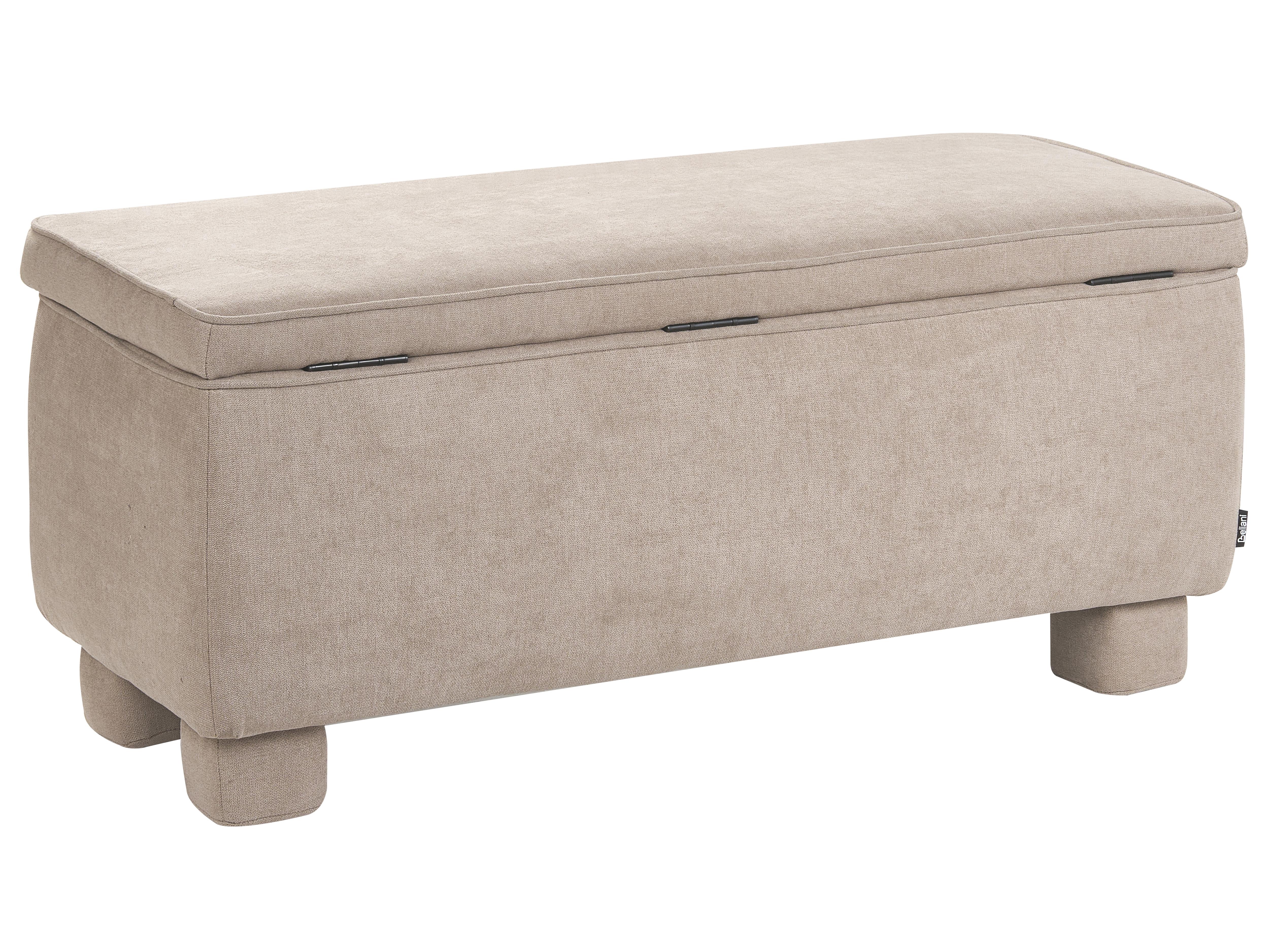 Bankje met opbergruimte ITHACA Stof Beige