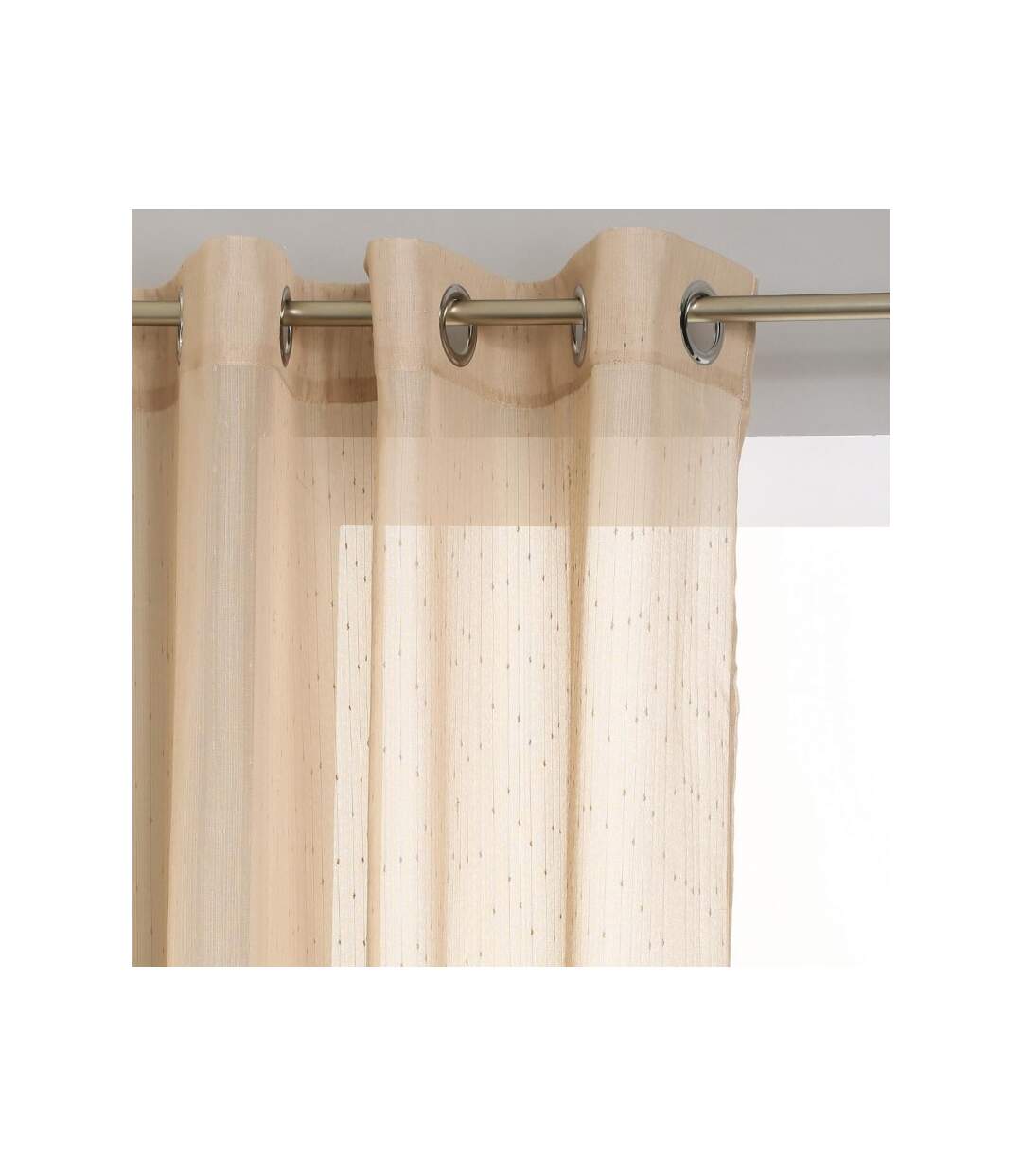 Rideau Voilage Rayure 140x240cm Lin