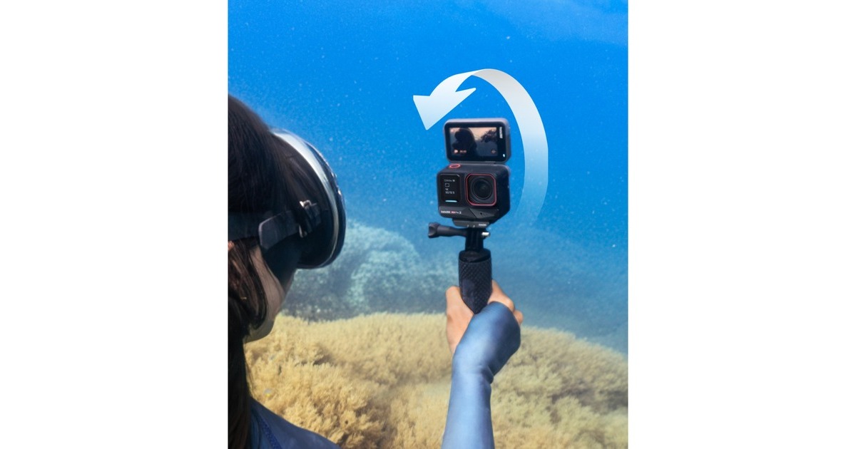 Insta360Ace Pro 2 Dual Battery videocamera  (Zwart, 2x 1800 mAh Accu)