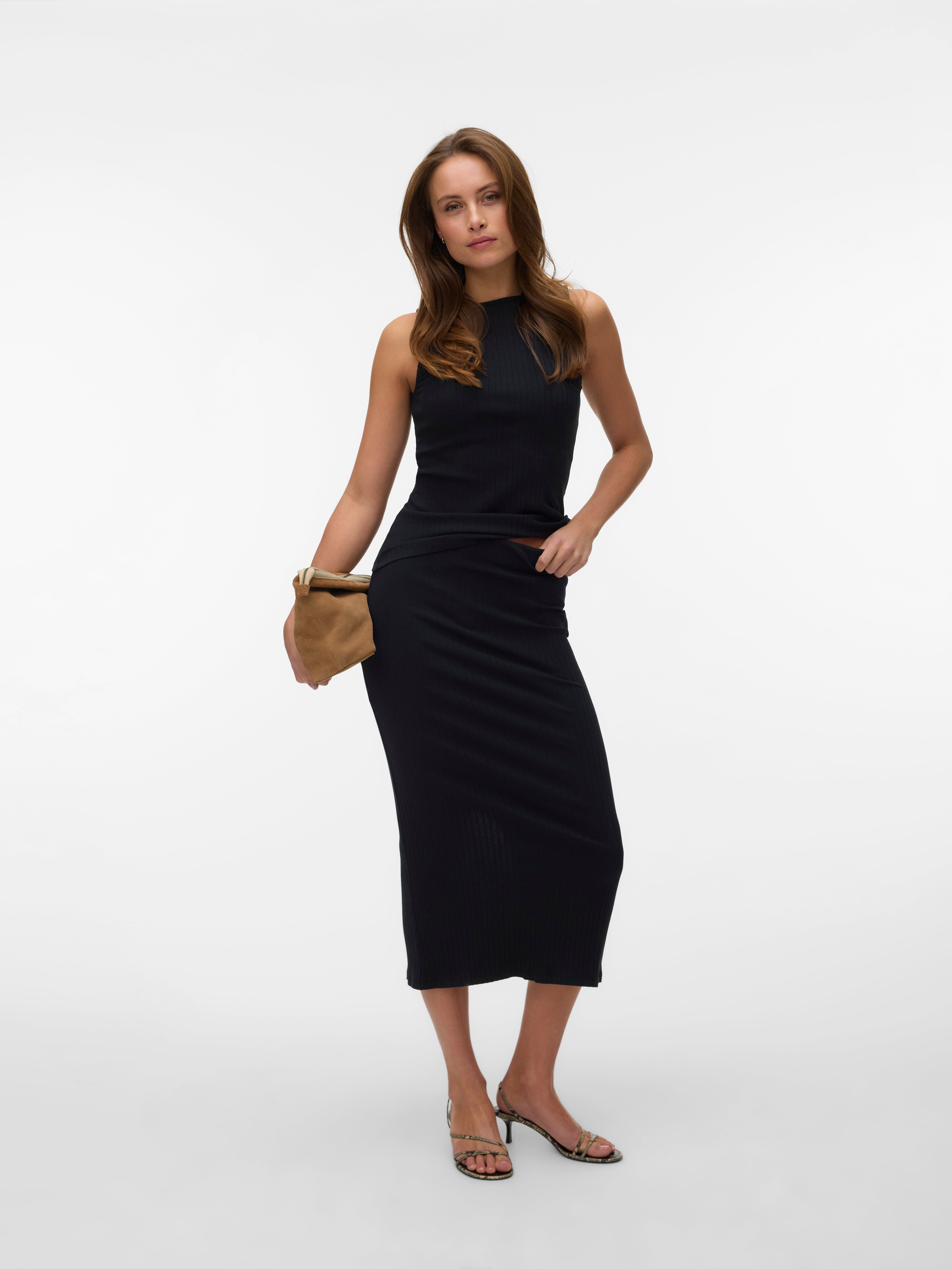 VMRUBY Mid waist Lange rok