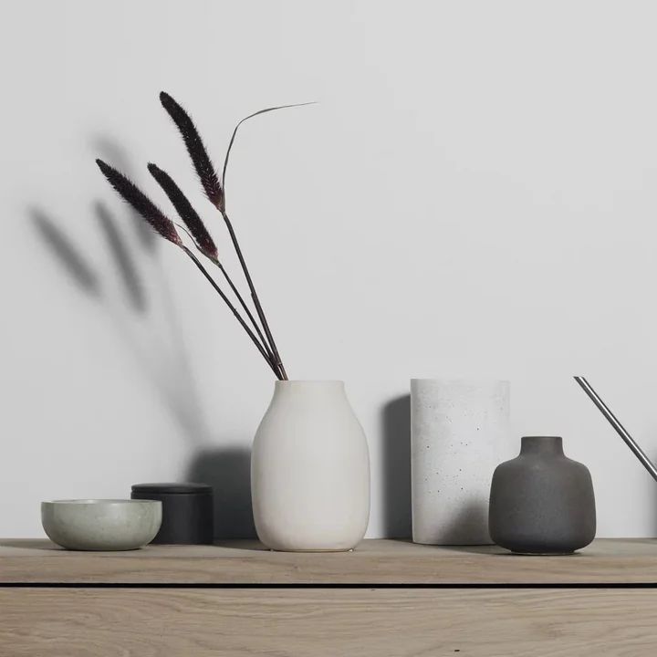 Blomus - Colora Vase, Ø 14 cm, moonbeam