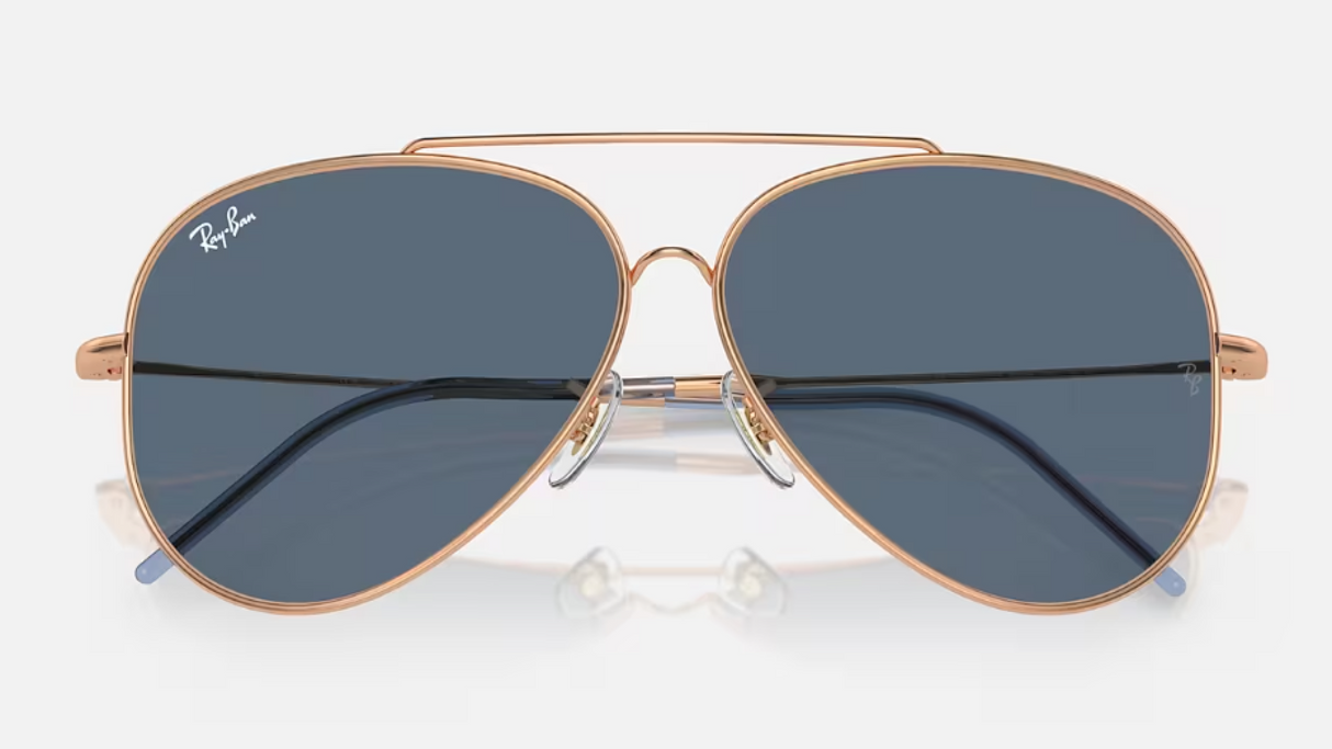 Ray-Ban<br>Aviator Reverse Polished Rose Gold