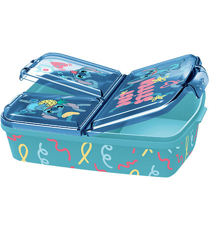Disney Stitch Brotdose - 3 Rum - 18x13 cm - Blau