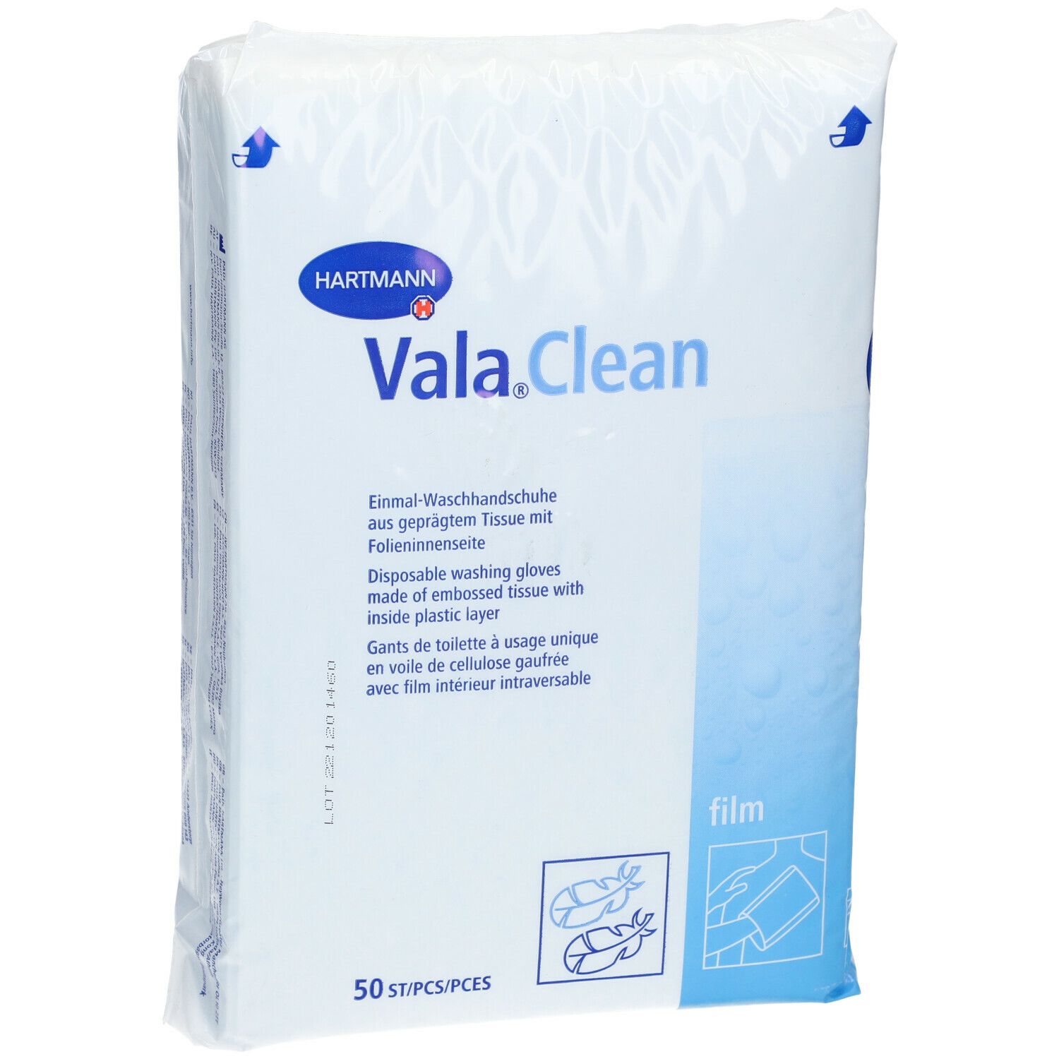 Vala®Clean film Einmal-Waschhandschuhe
