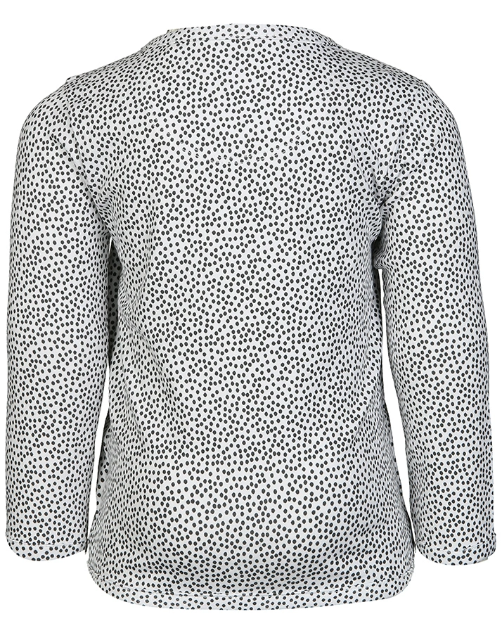 Wickel-Langarmshirt HANNAH – AOP in weiß