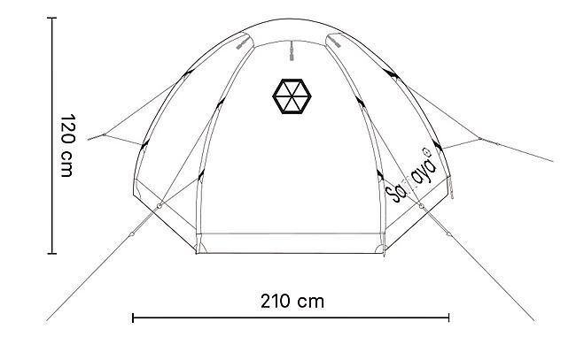 SAMAYA - TENTE ALPINE DYNEEMA 2.5 + MOUSTIQUAIRE