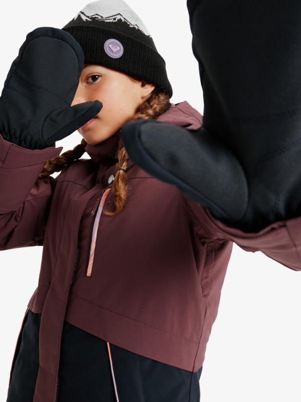 Roxy Jetty Girl Solid Moufles techniques ski/snowboard Noir Fille