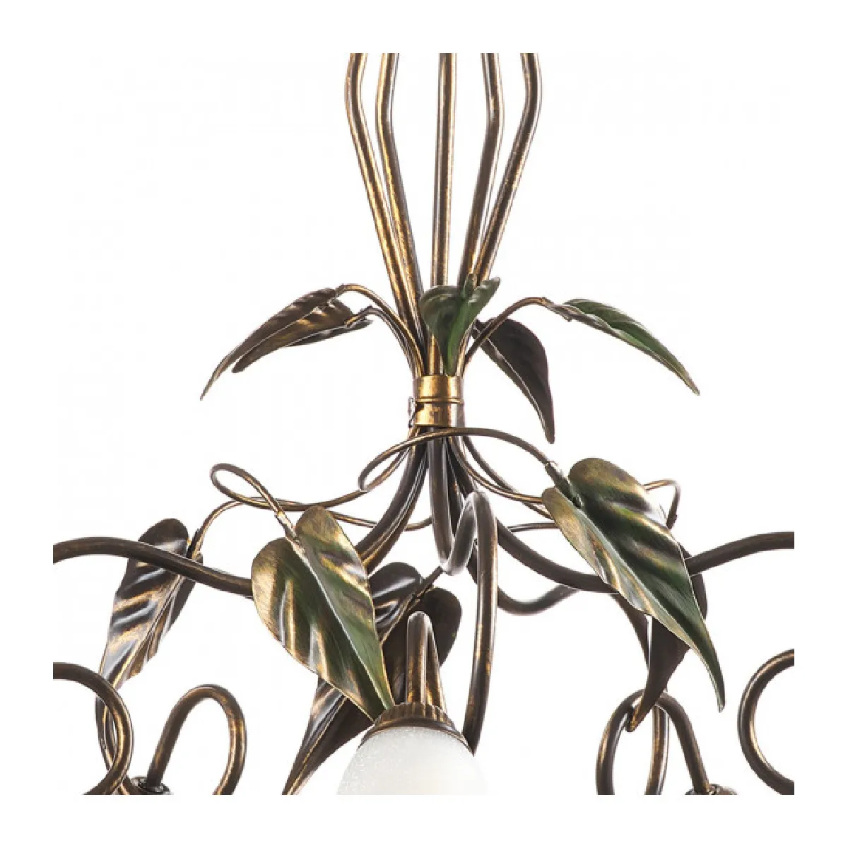 Onli Suspension MIRANDA 5 Light - Or antique/Verre
