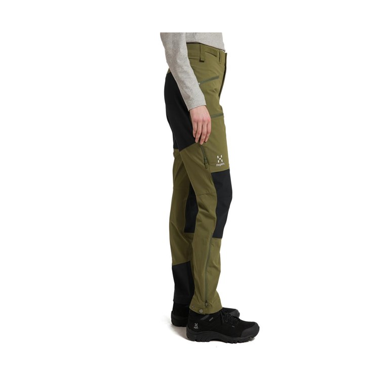Haglöfs Rugged Standard Pants Women Olive Green/True Black