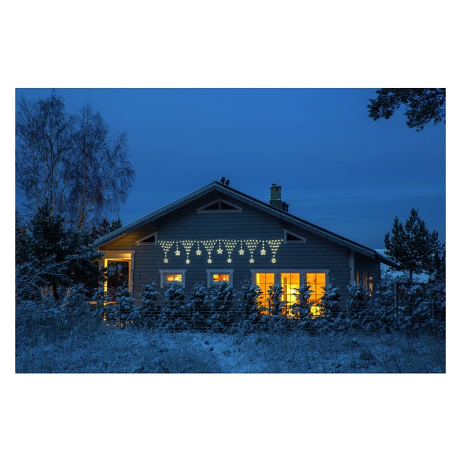 221er LED-Lichterkette - Sterne - ca. 400 cm